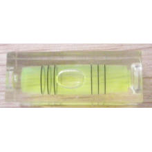 high transparent and precision bubble level vial